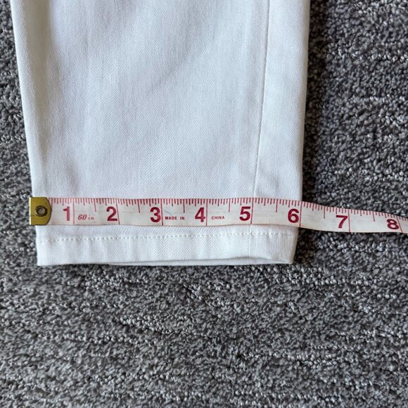 CAbi Slimmie Skinny White Jeans Women’s - Sz 6 - #5088 - Picture 9 of 9
